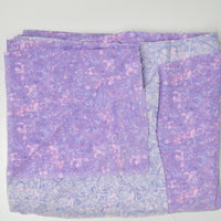 Purple Paisley Corduroy Fabric - 42" x 92"