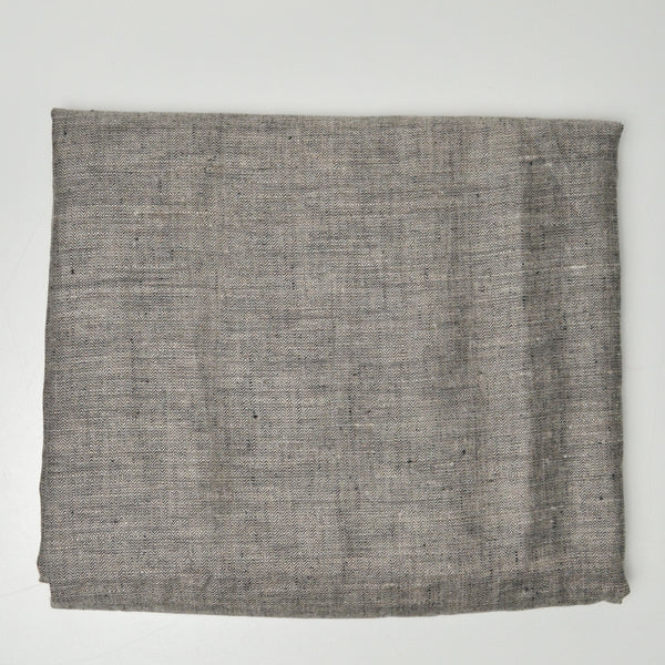 Gray Herringbone Weave Medium-Weight Woven Fabric - 60" x 76"