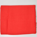 Red Linen Woven Fabric - 58" x 72"