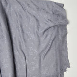 Subtle Silver Floral Gray Knit Fabric - 64" x 116"