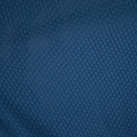 Teal Honeycomb Polyester Sport Pique Knit Fabric - 66" x 72"