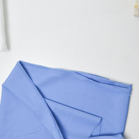 Blue Polyester Twill Woven Fabric - 45" x 60"