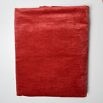 Red Chenille Upholstery Fabric - 36" x 56"