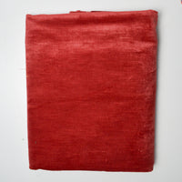 Red Chenille Upholstery Fabric - 36" x 56"