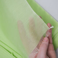 Light Green Sheer Woven Organza Fabric - 48" x 136"