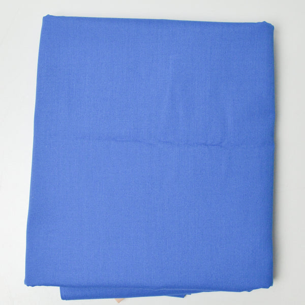 Blue Polyester Blend Woven Fabric - 44" x 84"