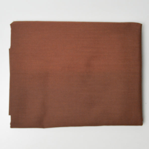 Brown Poplin Woven Fabric - 44" x 92"