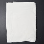 White Basic Woven Fabric with Staining - 52" x 78"