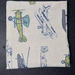 Airplane Woven Canvas Fabric - 40" x 56"