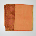 Orange + Yellow Shot Sheer Fabric with Border - 40" x 76"