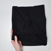 Black Soft Fleece Fabric - 43" x 64"