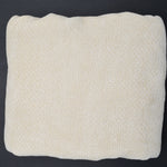 Ivory Chenille Thick Woven Upholstery Fabric - 28" x 224" (Seam Every 56")