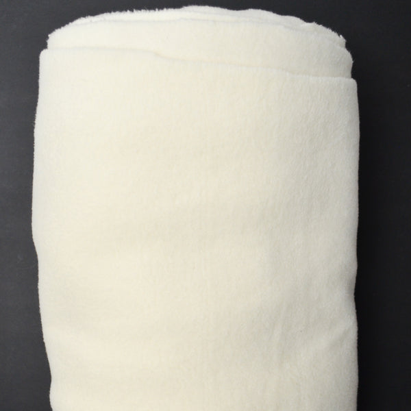 Off-White Thick Fleece Fabric - 60" x 74"