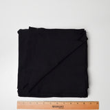 Black Stretch Double Knit Fabric - 56" x 58"