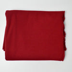 Dark Red Synthetic Knit Fabric - 66" x 66"