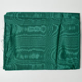 Green Moire Ribbed Woven Fabric - 38" x 50"