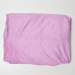 Light Purple Faux Suede Stretch Knit Fabric - 62" x 72"