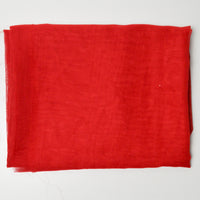 Red Sheer Chiffon Fabric - 56" x 68"