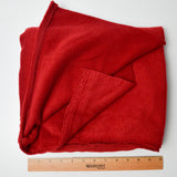 Red Fleece Fabric - 38" x 78"