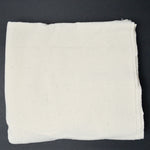 Off-White Nubby Raw Silk Woven Fabric - 36" x 4 Yards