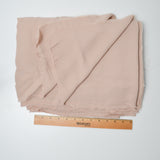 Beige Pink Double Faced Chiffon Fabric - 60" x 108"