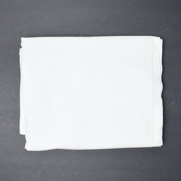 White Shirt Weight Woven Fabric - 42" x 110"