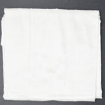 White Nubby Texture Silky Woven Fabric - 45" x 60"