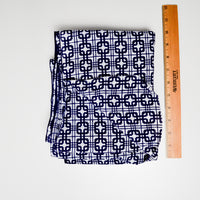 Navy + Indigo Print Woven Fabric - 13" x 132"