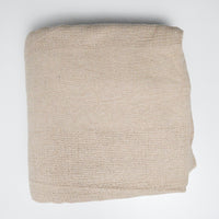 Beige Textured Woven Fabric - 60" x 124"