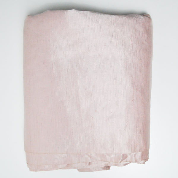 Light Pink Ribbed Silky Woven Fabric - 48" x 244"