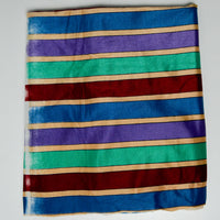 Jewel Toned Striped Spandex Knit Fabric - 50" x 52"