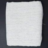 White + Black Accent Woven Drapery Fabric - 30" x 56"