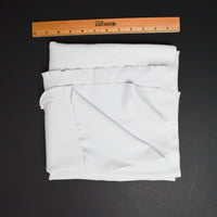 White Double Knit Stretch Fabric - 44" x 56"