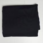 Black Double Knit Stretch Fabric - 62" x 62"