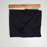 Black Double Knit Stretch Fabric - 62" x 62"