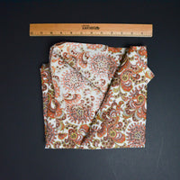 Warm Earth Tones Paisley Quilting Weight Woven Fabric - 36" x 92"