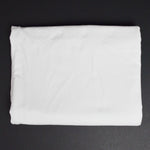 White Cotton Blend Stretchy Knit Fabric - 37" x 66"