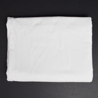 White Cotton Blend Stretchy Knit Fabric - 37" x 66"