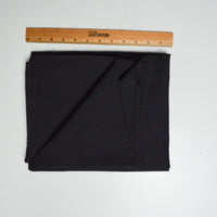 Black Quilting Weight Woven Fabric - 44" x 76"