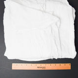 White Crinkled Gauze Woven Fabric - 48" x 132"