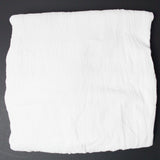 White Crinkled Gauze Woven Fabric - 48" x 132"