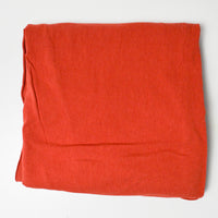 Burnt Orange Knit Apparel Fabric - 66" x 70"