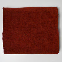 Dark Rust Brown Chenille Woven Upholstery Fabric - 35" x 50"