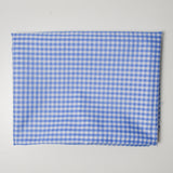 Blue Gingham Nylon Woven Fabric - 39" x 46"