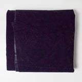 Black Stiff Velvety Fabric - 58" x 80"