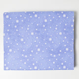 Blue + White Star Print Quilting Weight Woven Fabric - 44" x 108"