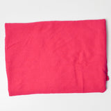 Hot Pink Rib Knit Fabric - 38" x 52"