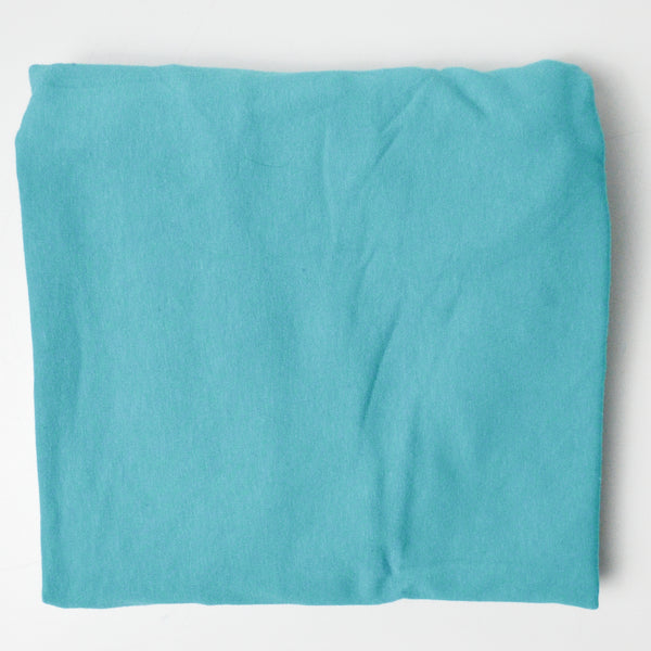 Teal Cotton Blend Knit Fabric - 45" x 52"