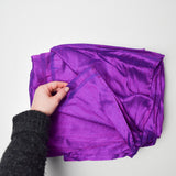 Bright Purple + Pink Shot Silky Woven Fabric - 80" x 80"