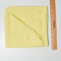 Light Yellow Soft Lightweight Woven Fabric - 34" x 58"